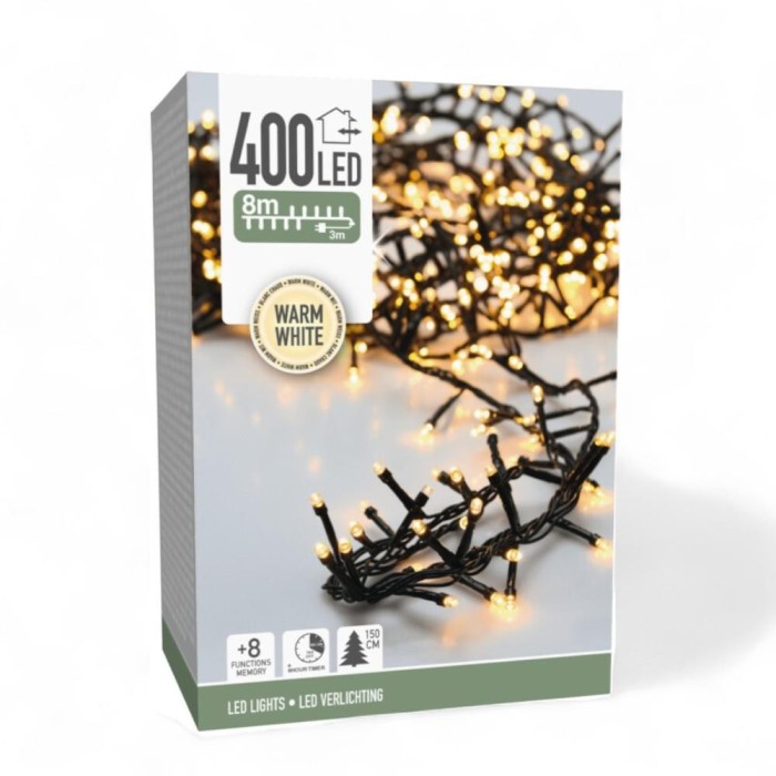 400 LED BIANCO CALDO CON GIOCO